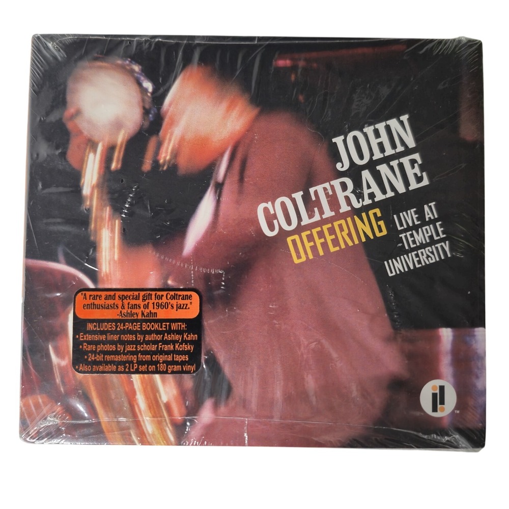John Coltrane Offering: Live At Temple University CD 2 Disc Set RARE New Sealed!